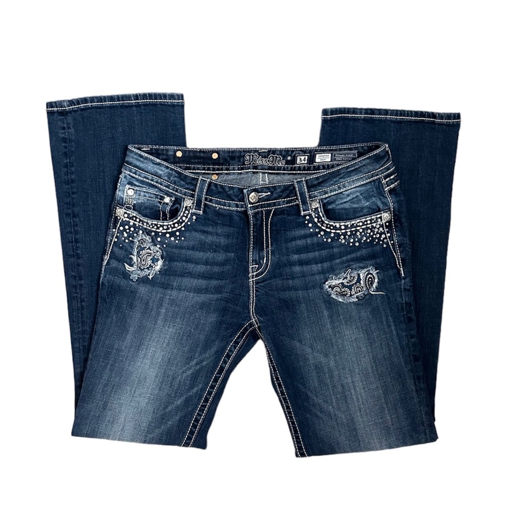 Miss Me Women's Blue Boot Cut Jeans